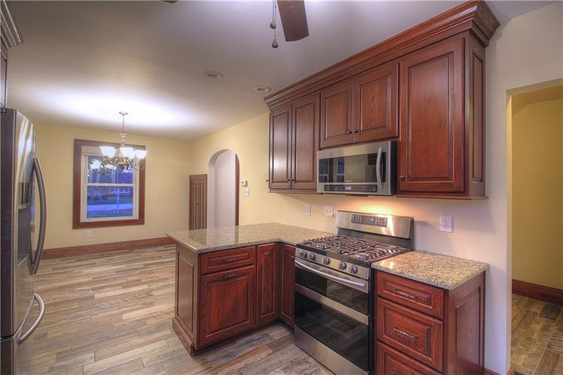 2248 Mercer Road New Brighton, PA 15066 - Photo 22 of 25 Newer stainless steel appliances include the gas convection oven, built-in microwave.