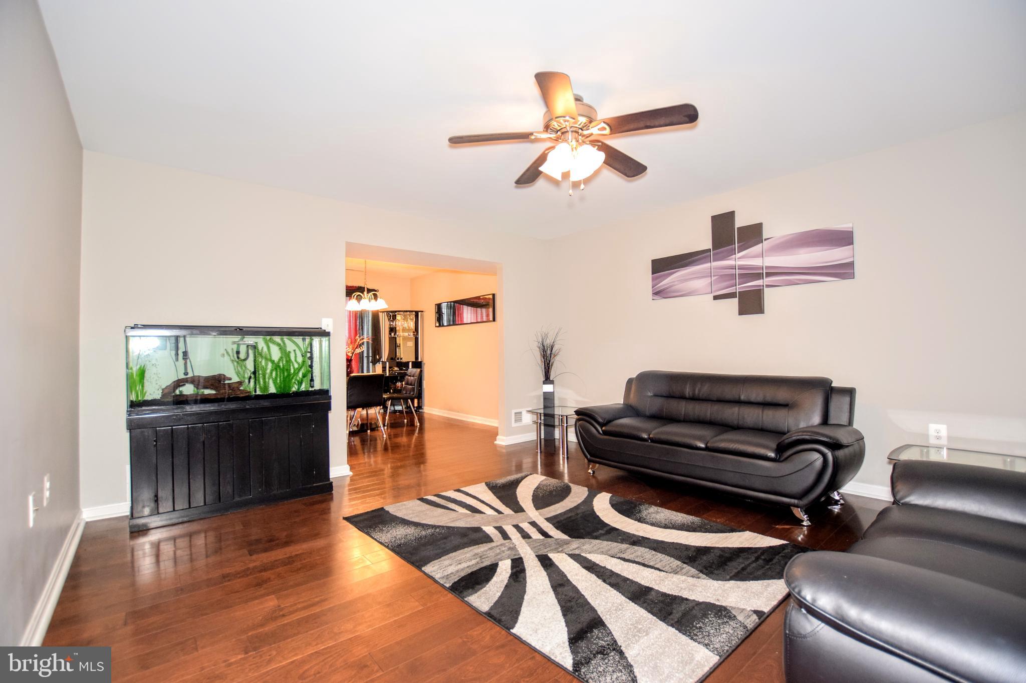 312 Laburnum Road Edgewood, MD 21040 - Photo 3 of 25 Spacious Living Rm w/ HW Floors, Ceiling Fan!
