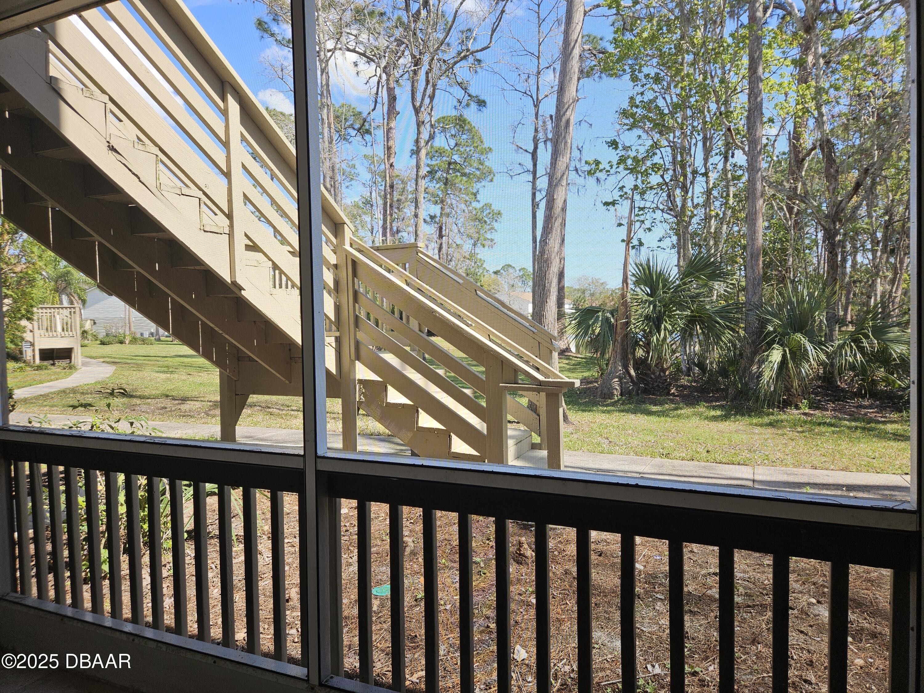 1600 Big Tree Road, Unit F2 South Daytona, FL 32119 - Photo 11 of 12 View From Porch