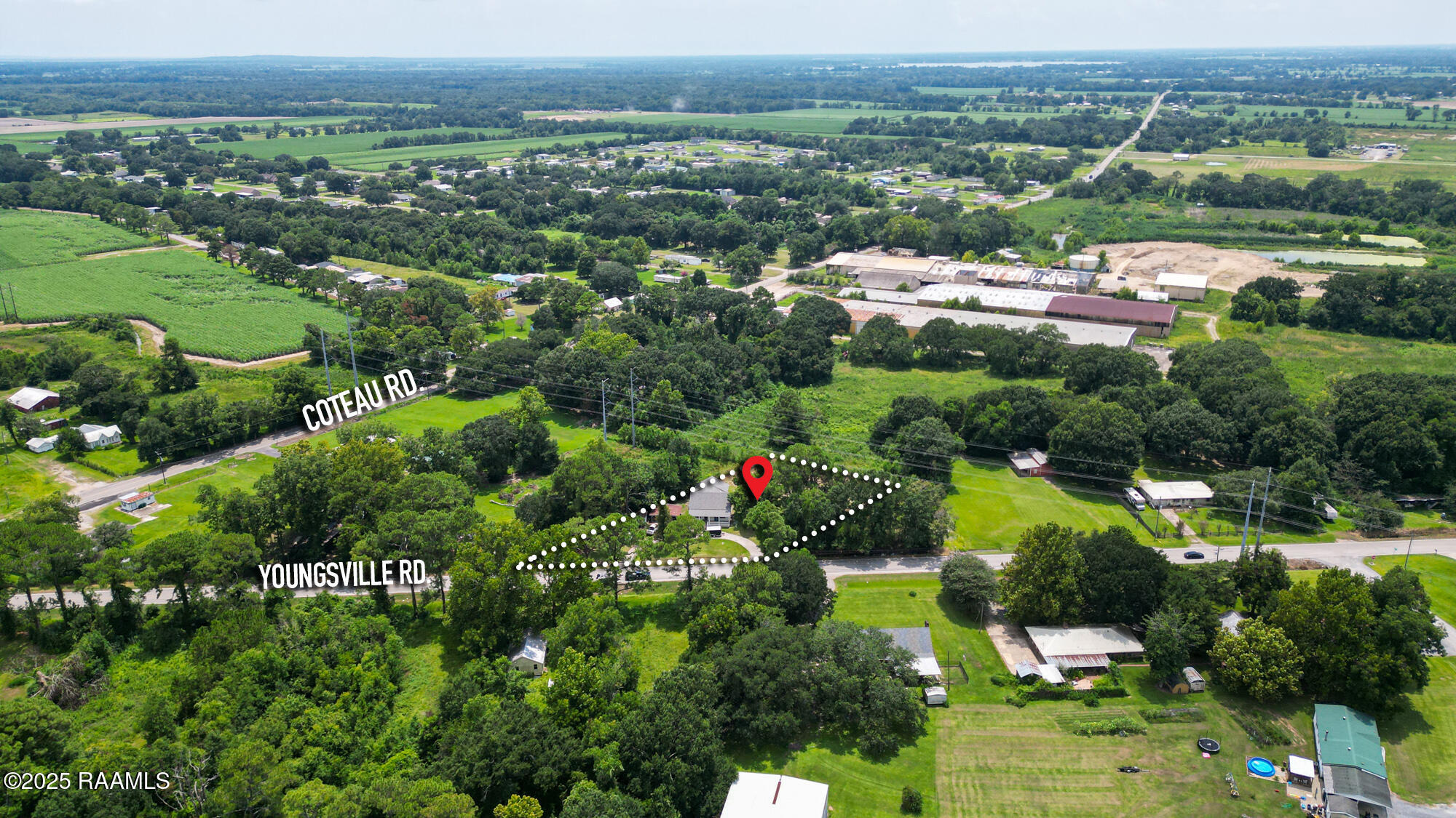 6011 Youngsville Road New Iberia, LA 70560 - Photo 50 of 50 6011 YOUNGSVILLE RD_DRONE-7-OUTLINE