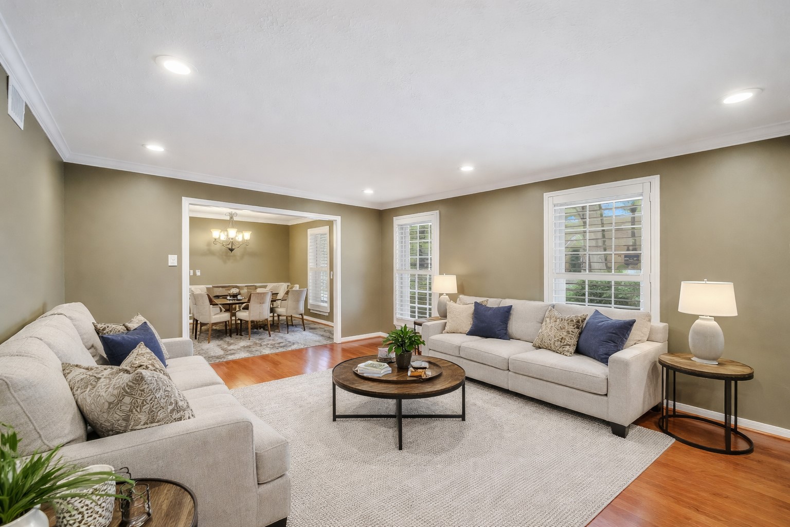 9519 Oxted Lane Spring, TX 77379 - Photo 13 of 40 a living room with furniture and a large window