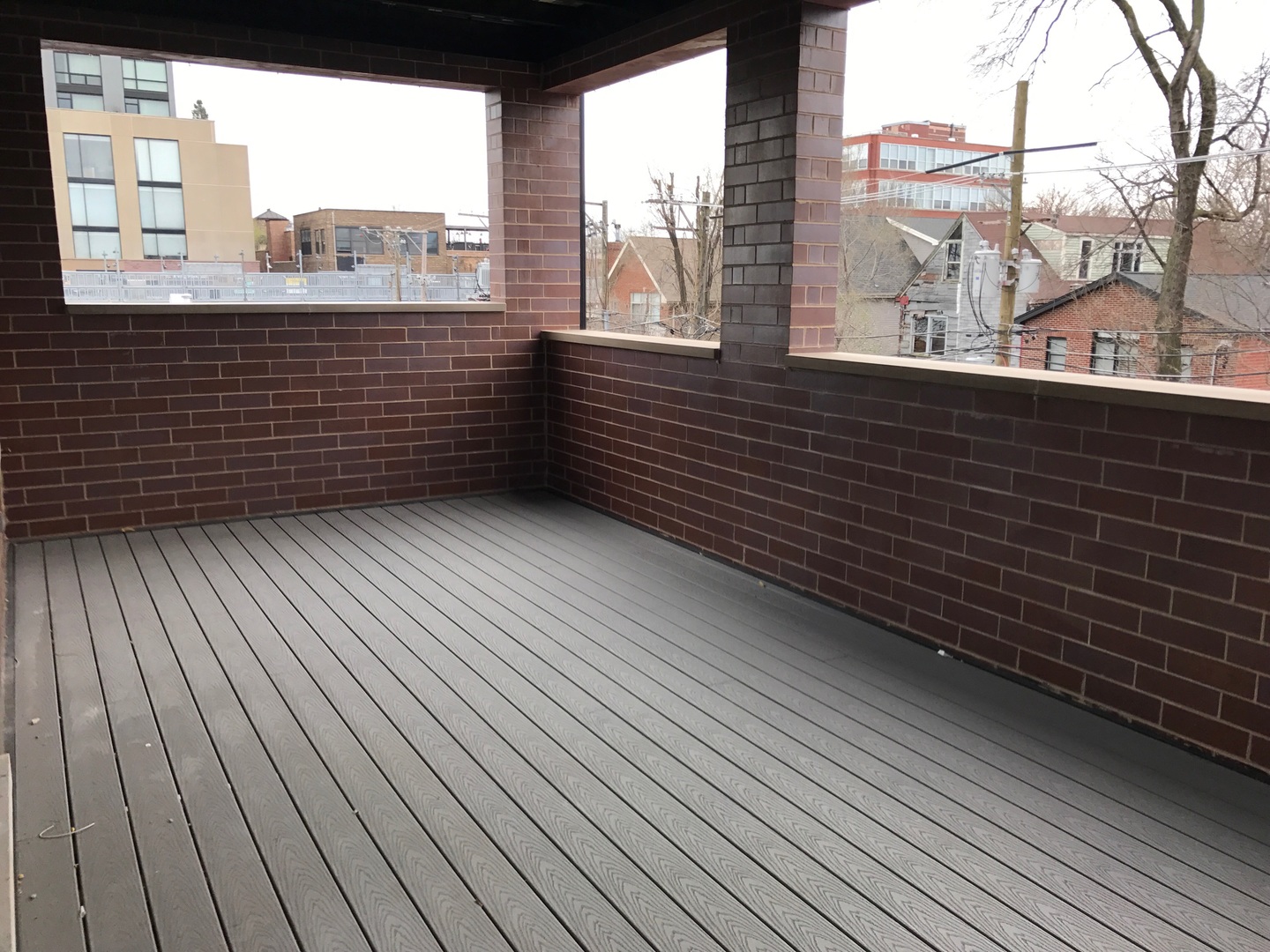 1843 West Irving Park Road, Unit 3 Chicago, IL 60613 - Photo 11 of 34 a view of a balcony with city view