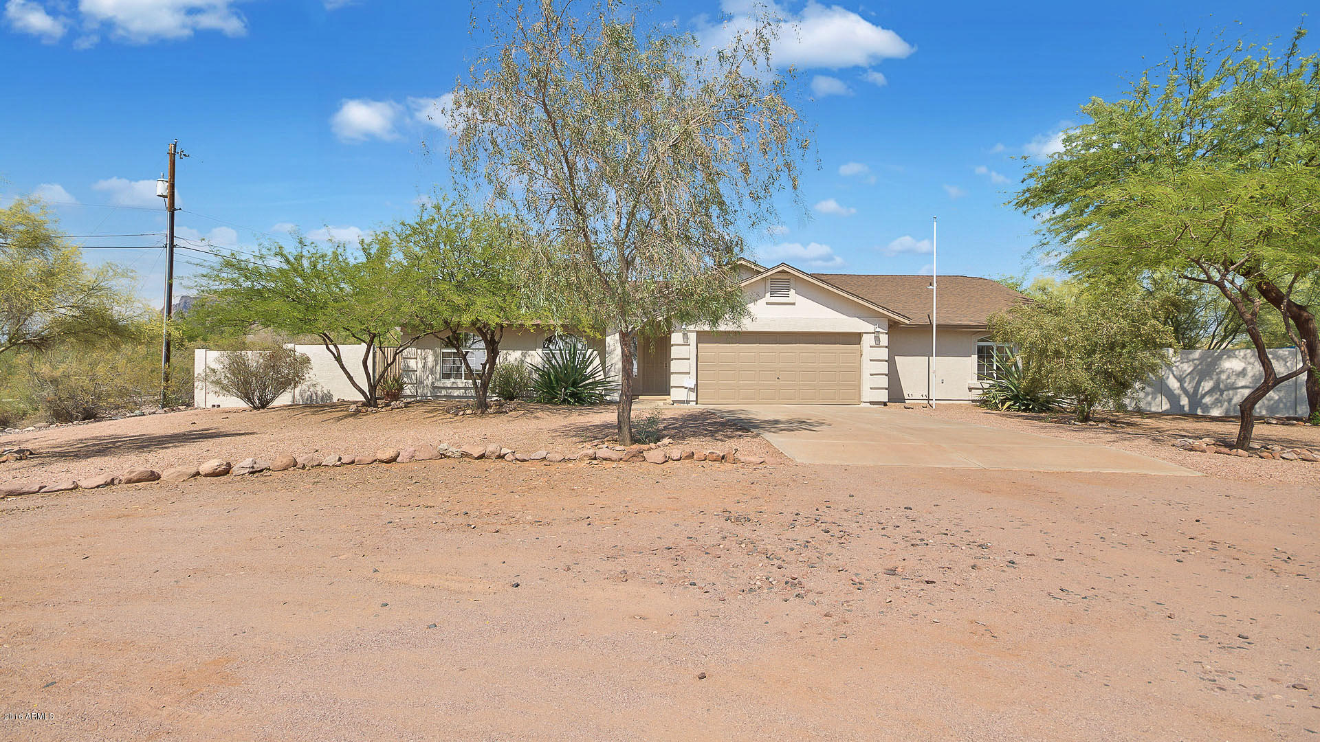 2001 South Mountain View Road Apache Junction, AZ 85119 - Photo 43 of 46 a view of a house with a snow on the road