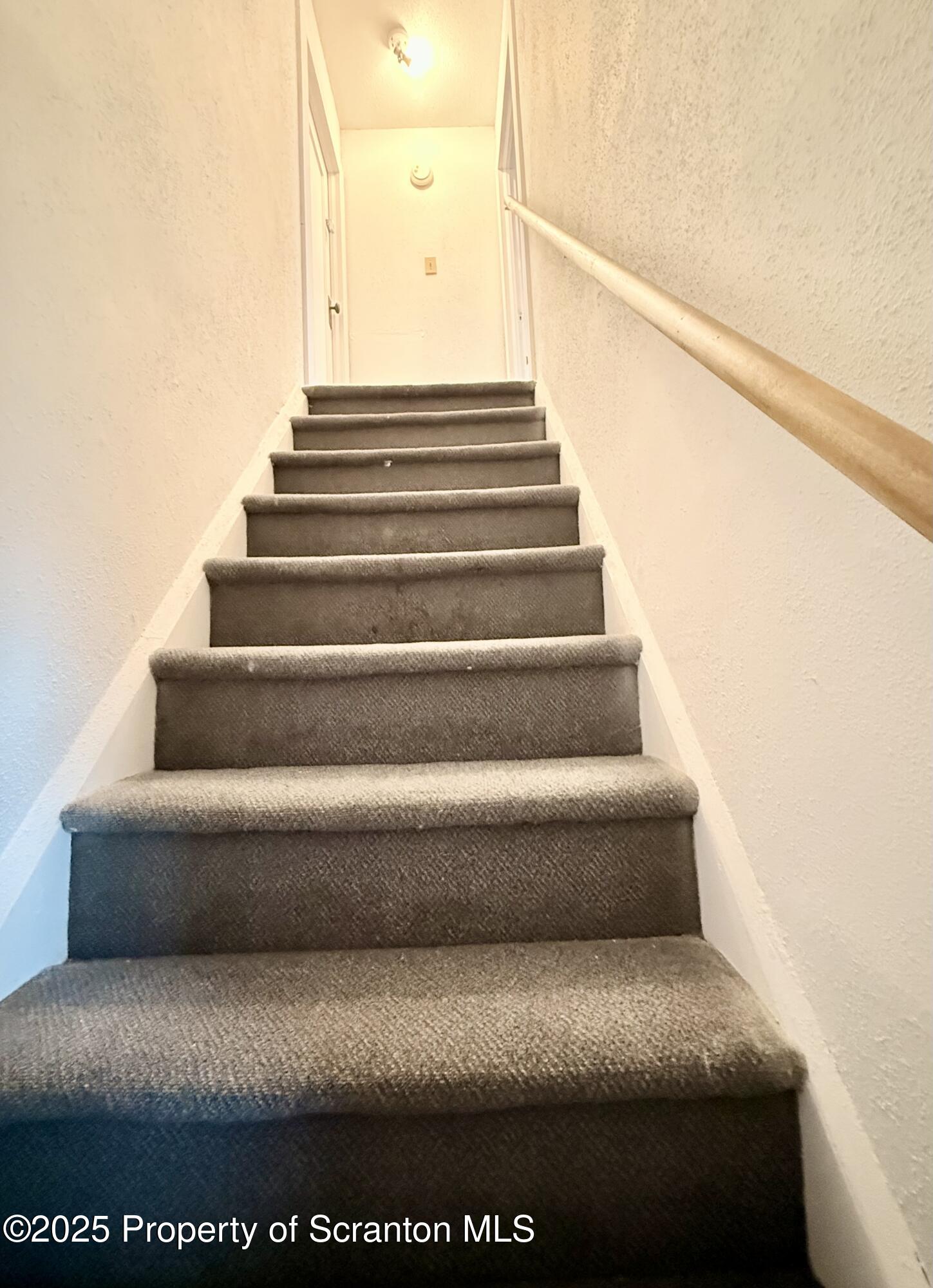 1304 St Ann Street, Unit 2 Scranton, PA 18504 - Photo 16 of 17 Stairs to 3rd Floor Bonus Room/Office