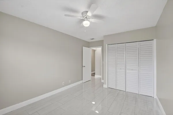 a view of an front door