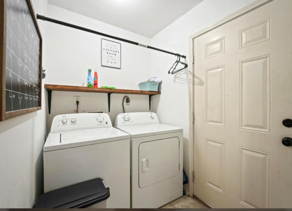209 Mill Street Lone Oak, TX 75453 - Photo 12 of 29 Washroom featuring laundry area and separate washer and dryer