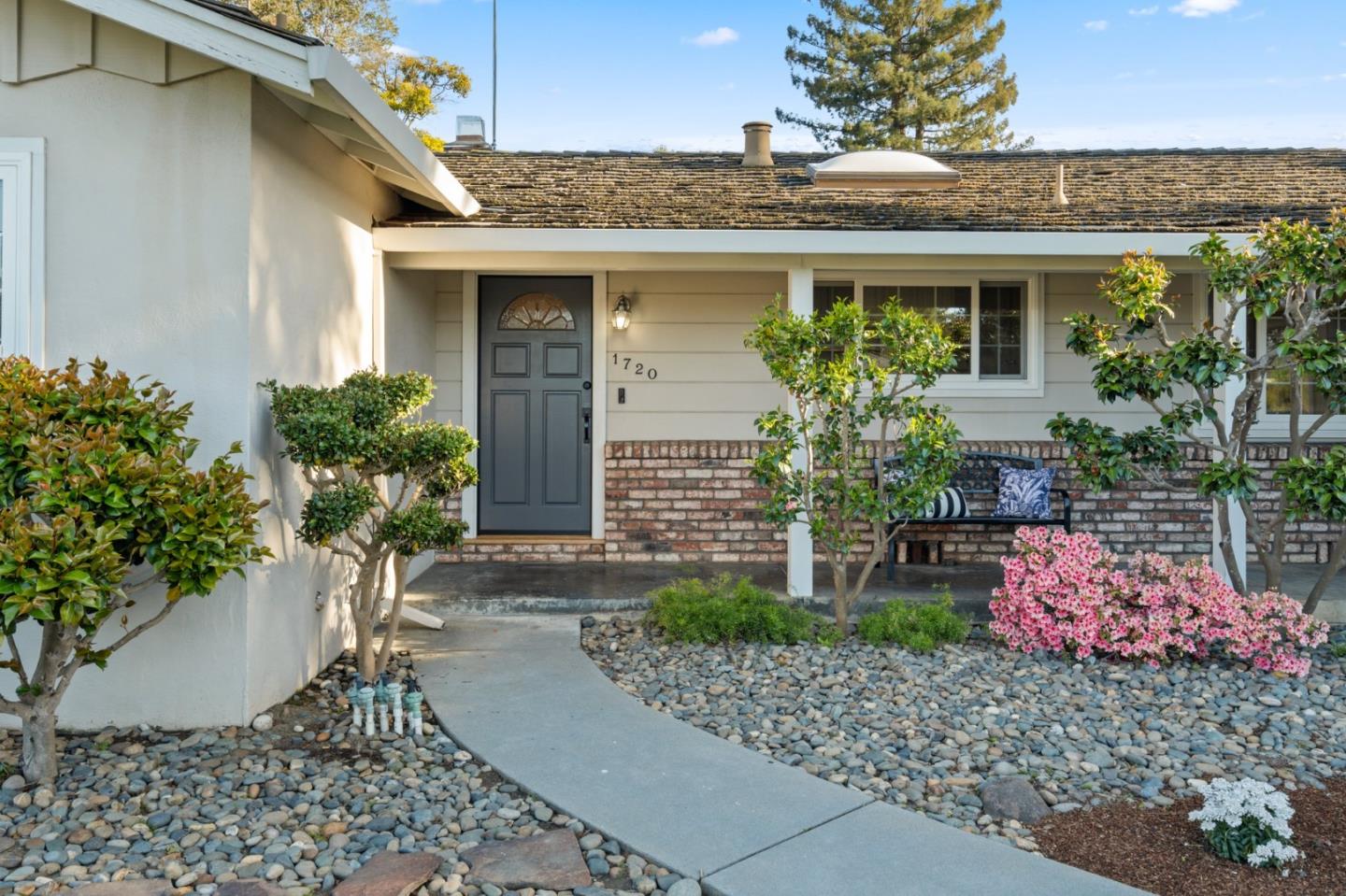 1720 Havenhurst Drive Los Altos, CA 94024 - Photo 28 of 49 a front view of a house with a yard