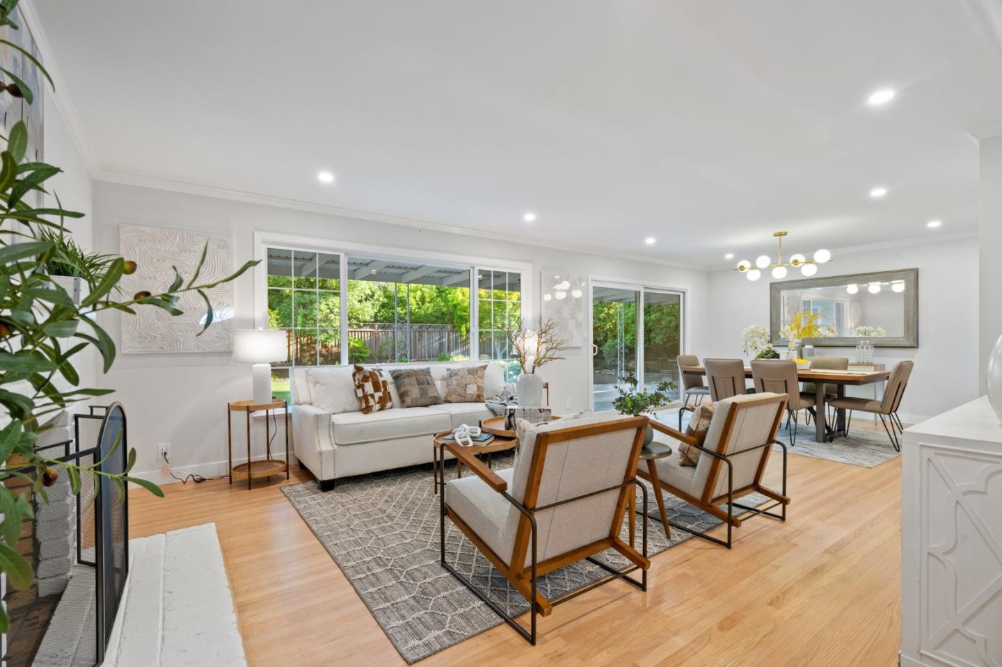 1720 Havenhurst Drive Los Altos, CA 94024 - Photo 3 of 49 a living room with furniture and a large window