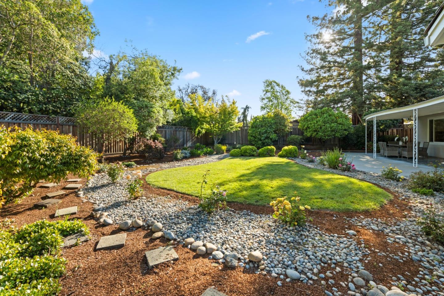 1720 Havenhurst Drive Los Altos, CA 94024 - Photo 36 of 49 a view of a backyard with swimming pool
