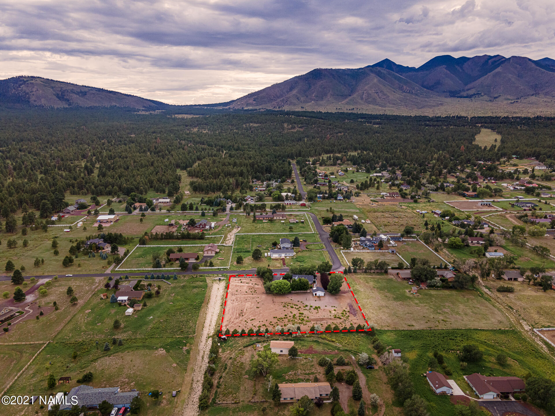 10965 Sage Road Flagstaff, AZ 86004 - Photo 3 of 57 Aerial view of the property