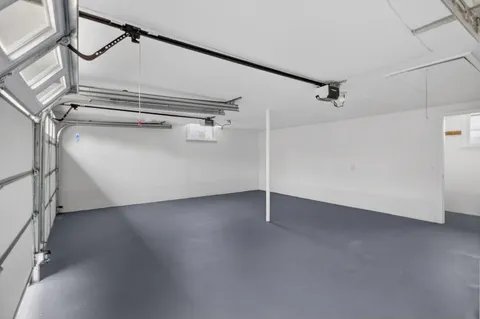 a view of a hallway and stairs