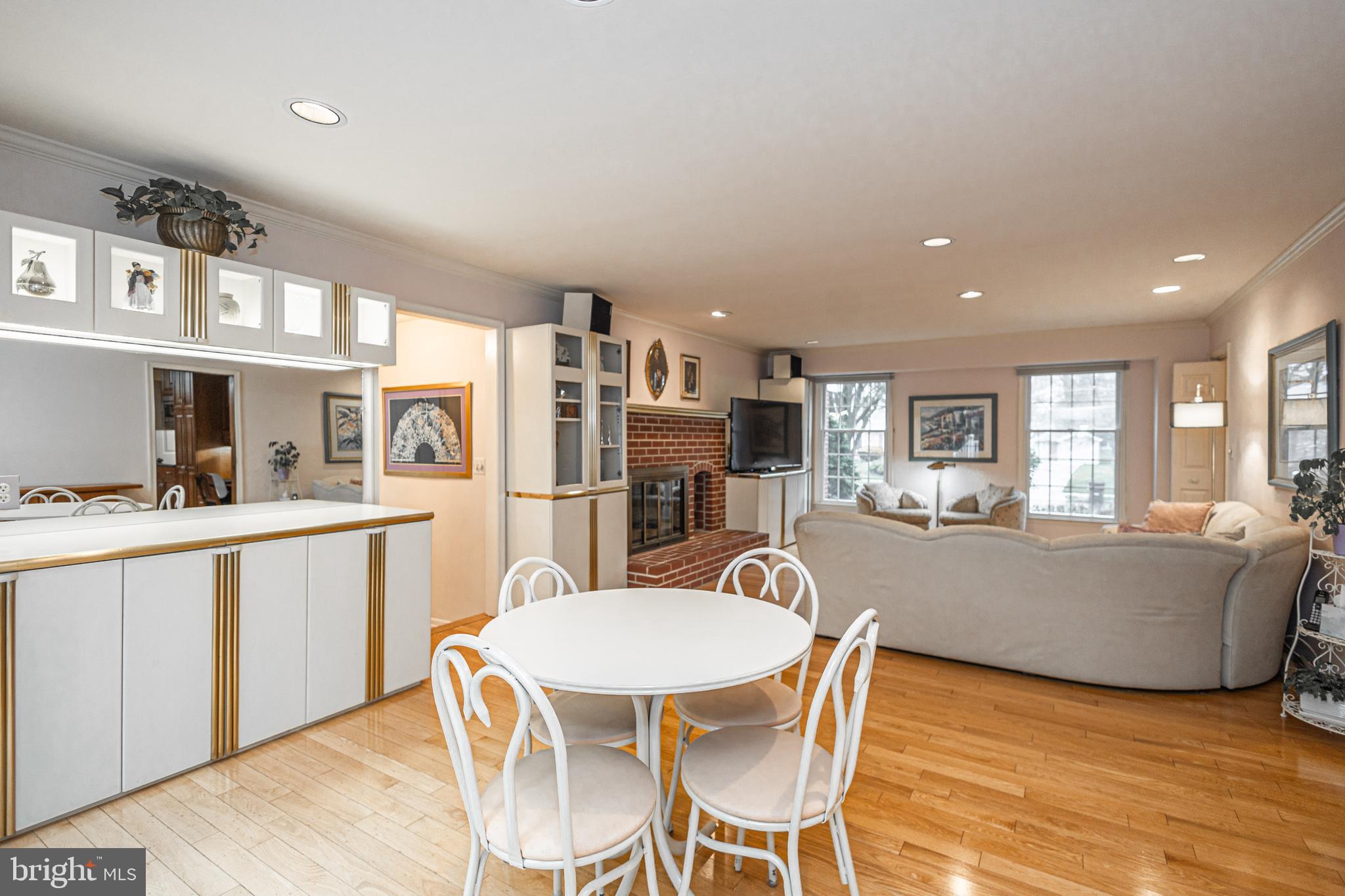 649 Teich Drive Yardley, PA 19067 - Photo 11 of 63 a living room with furniture a dining table and kitchen view