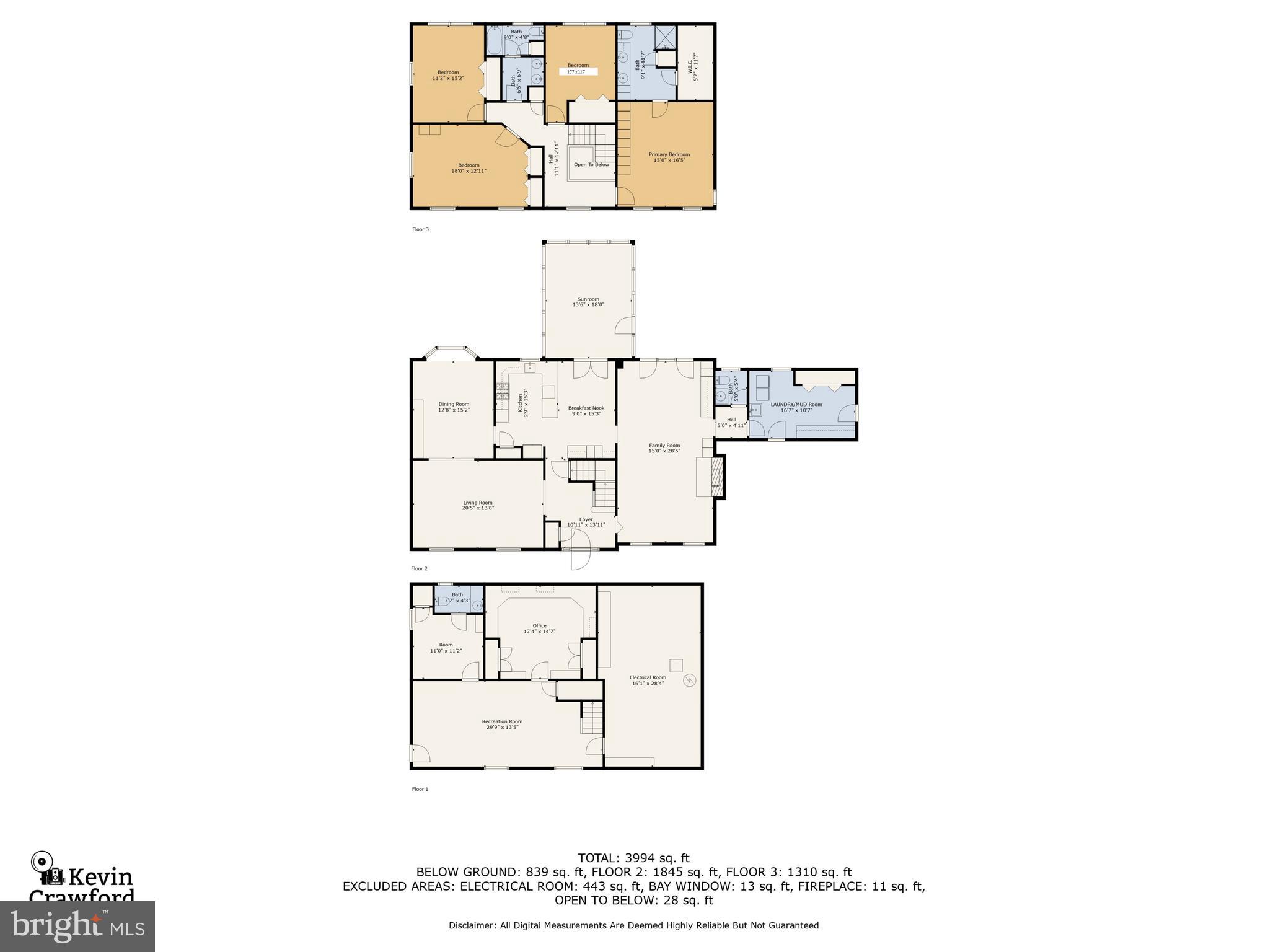 649 Teich Drive Yardley, PA 19067 - Photo 63 of 63 whole house floorplan
