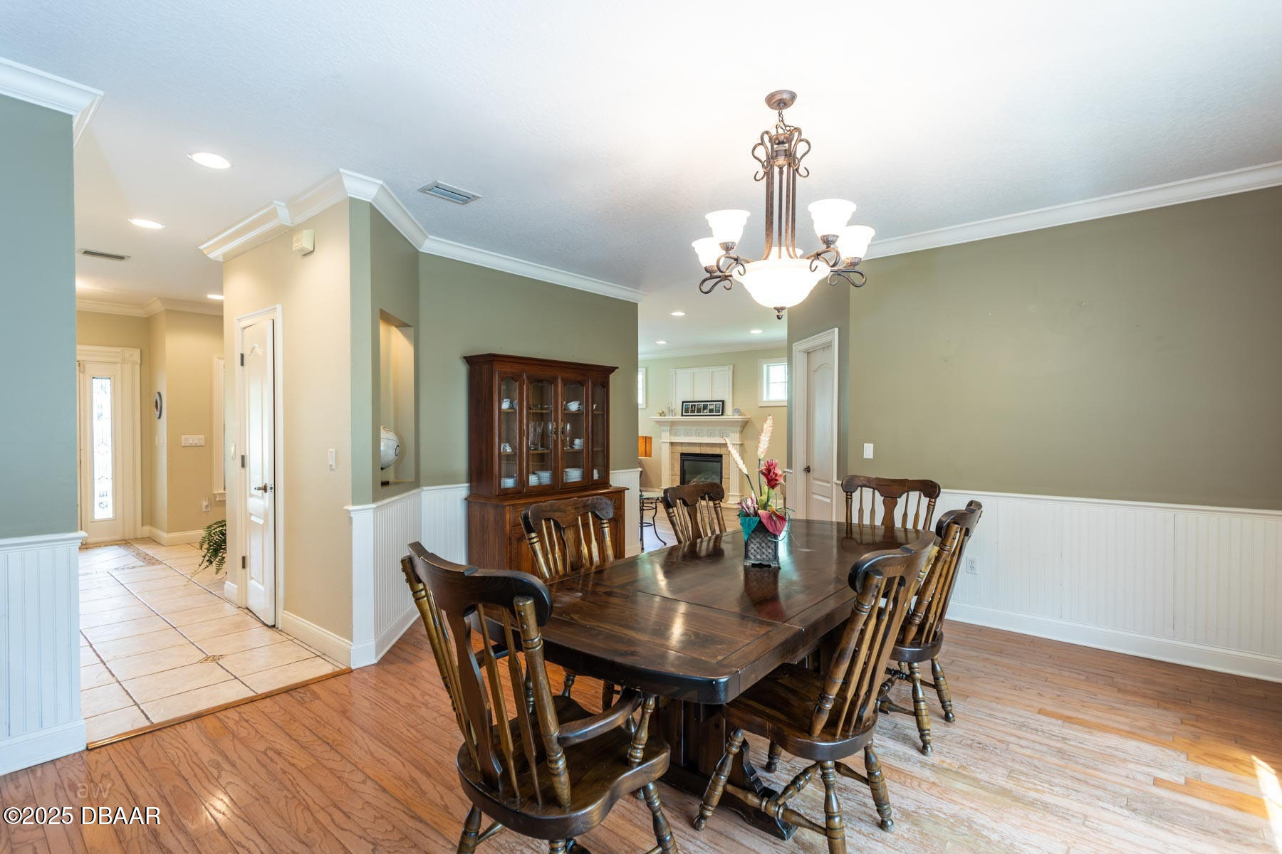 10 Foxhunter Flat Ormond Beach, FL 32174 - Photo 19 of 41 a view of a dining room with furniture and wooden floor