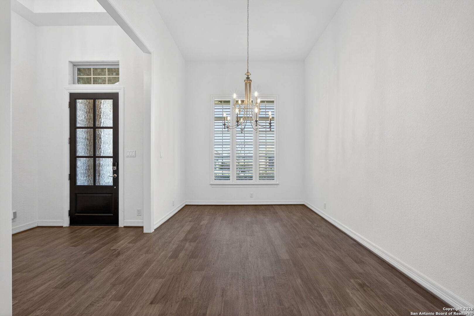 28640 Bull Gate Boerne, TX 78015 - Photo 19 of 40 wooden floor in an empty room with a window