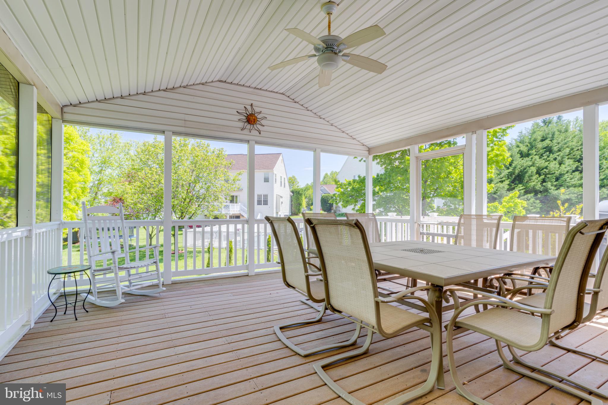 1 Broadbridge Road White Marsh, MD 21237 - Photo 44 of 104 Screened-In Porch off Brkfast Area/Gathering Room