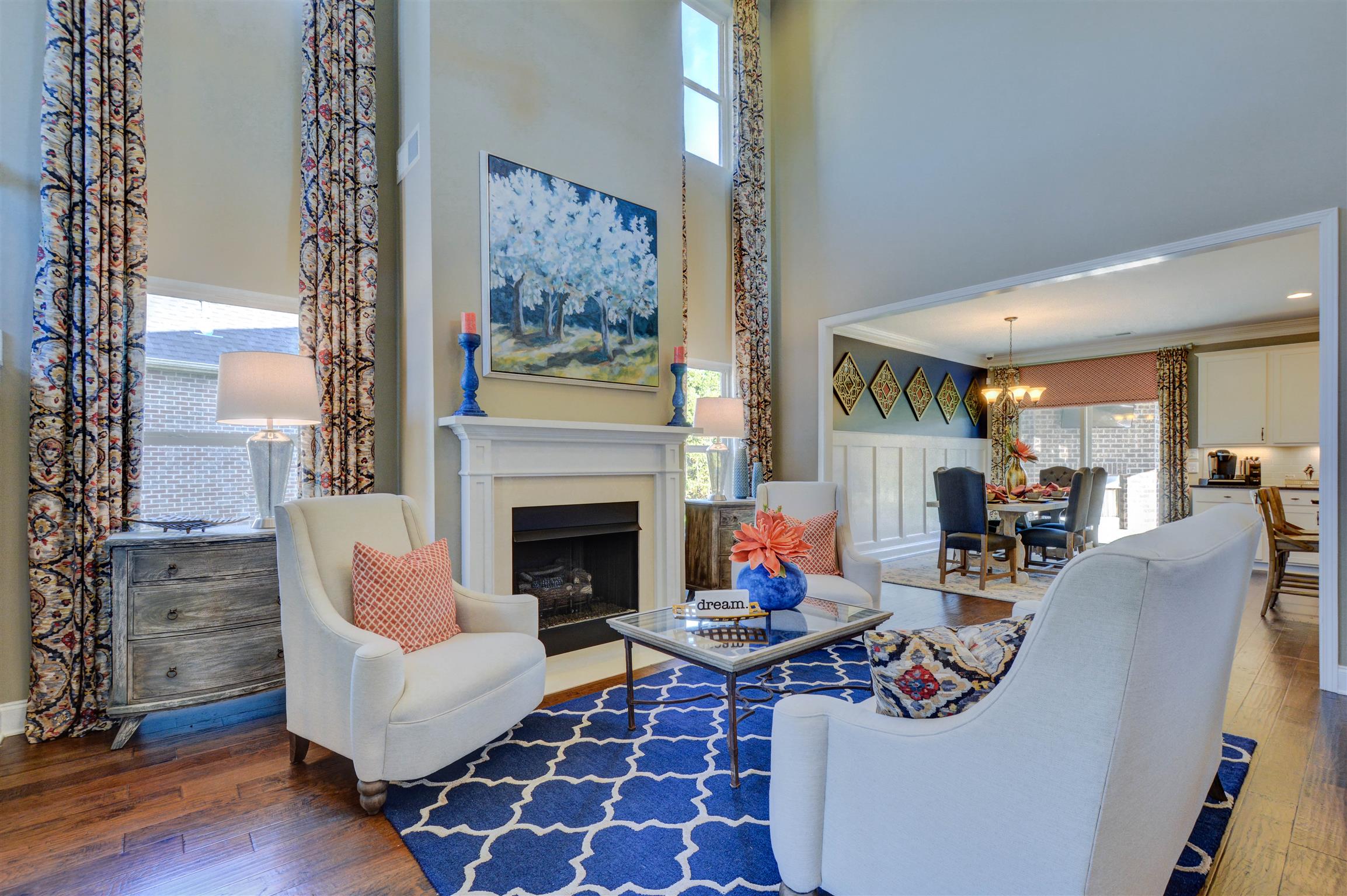 422 Quarry Road Gallatin, TN 37066 - Photo 4 of 29 The two-story great room with fireplace is very inviting and great for entertaining. *Photos are of a model home. Actual finishes may vary.*