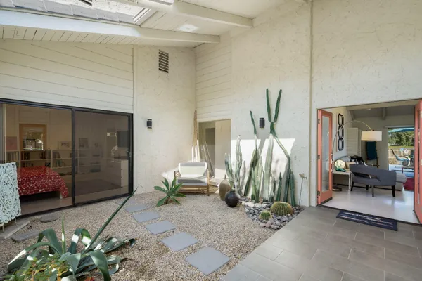 a view of a entryway front of house