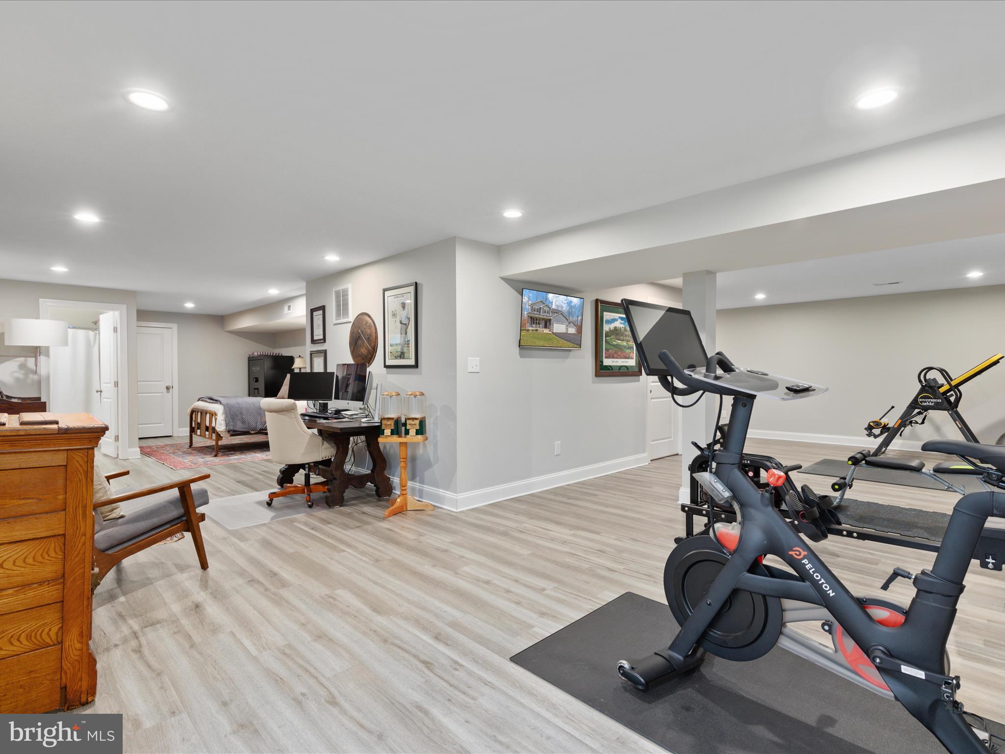 12745 Bristersburg Road Midland, VA 22728 - Photo 37 of 64 Rec room offer attractive luxury vinyl plank floor