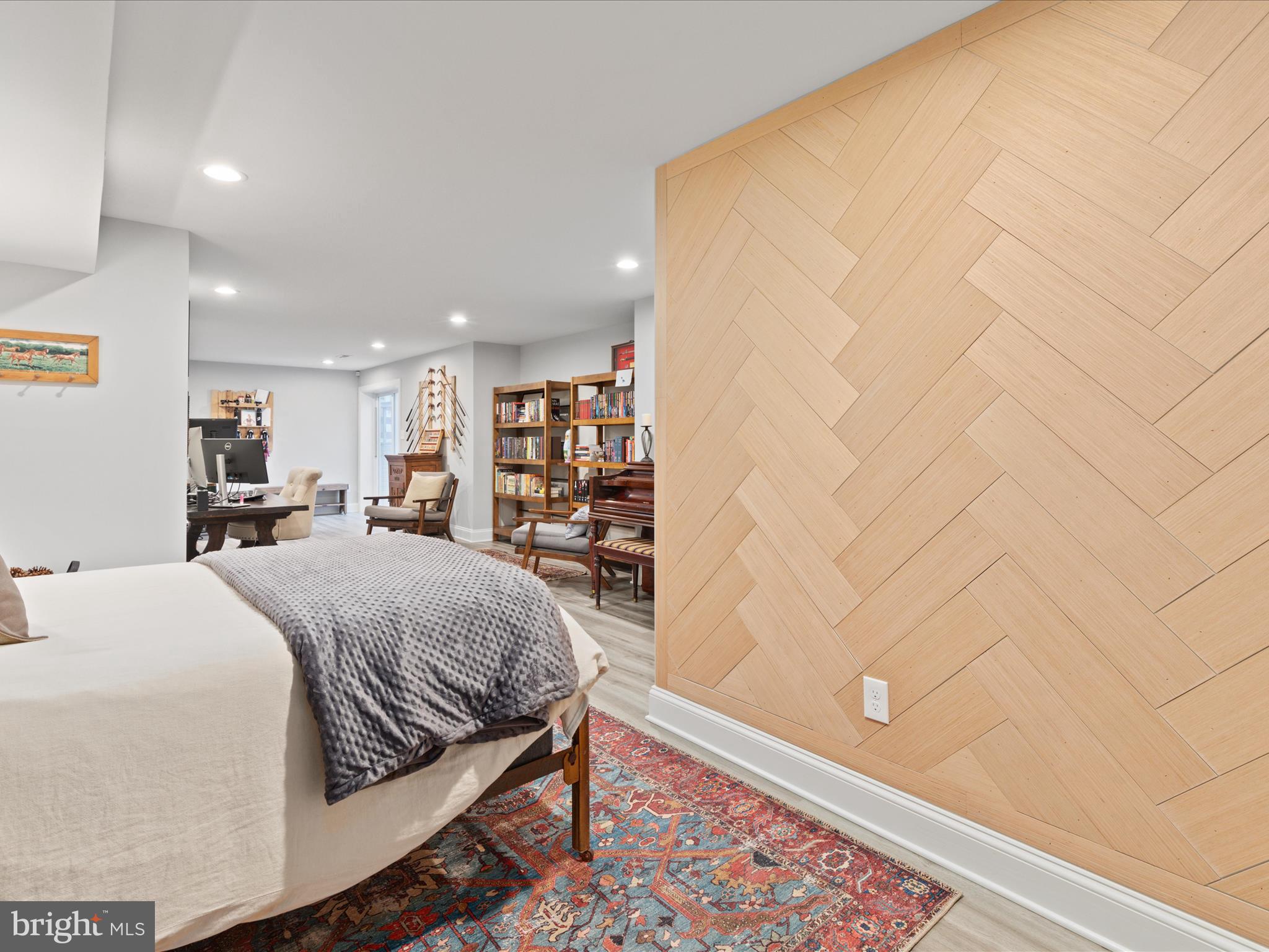12745 Bristersburg Road Midland, VA 22728 - Photo 40 of 64 Lower level custom wood acescent wall