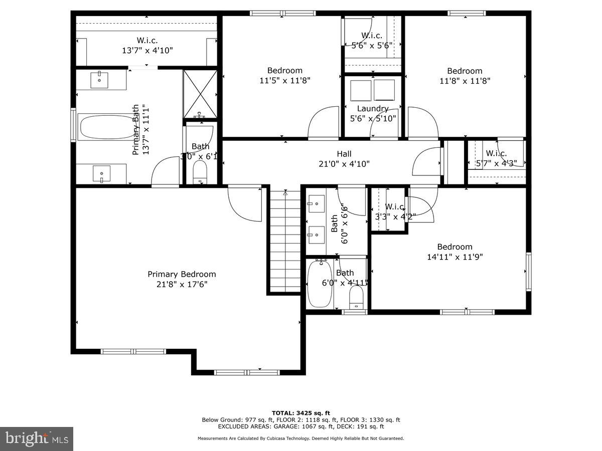 12745 Bristersburg Road Midland, VA 22728 - Photo 64 of 64 Upper level floor plan