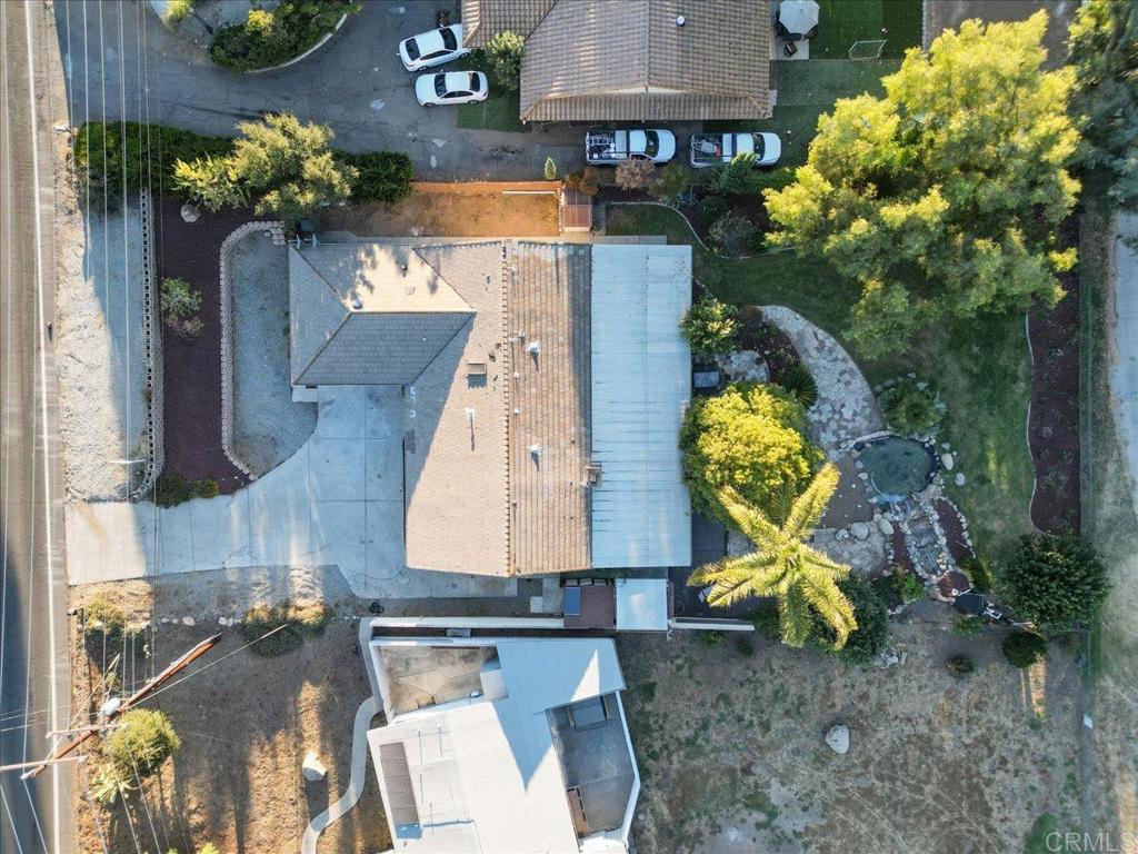 9144 Old Castle Road Valley Center, CA 92082 - Photo 41 of 48 an aerial view of a house with a swimming pool