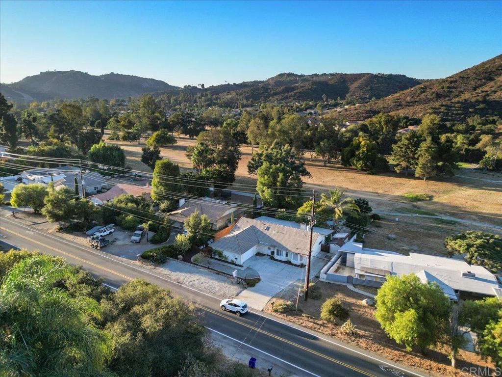 9144 Old Castle Road Valley Center, CA 92082 - Photo 46 of 48 an aerial view of residential house with an outdoor space