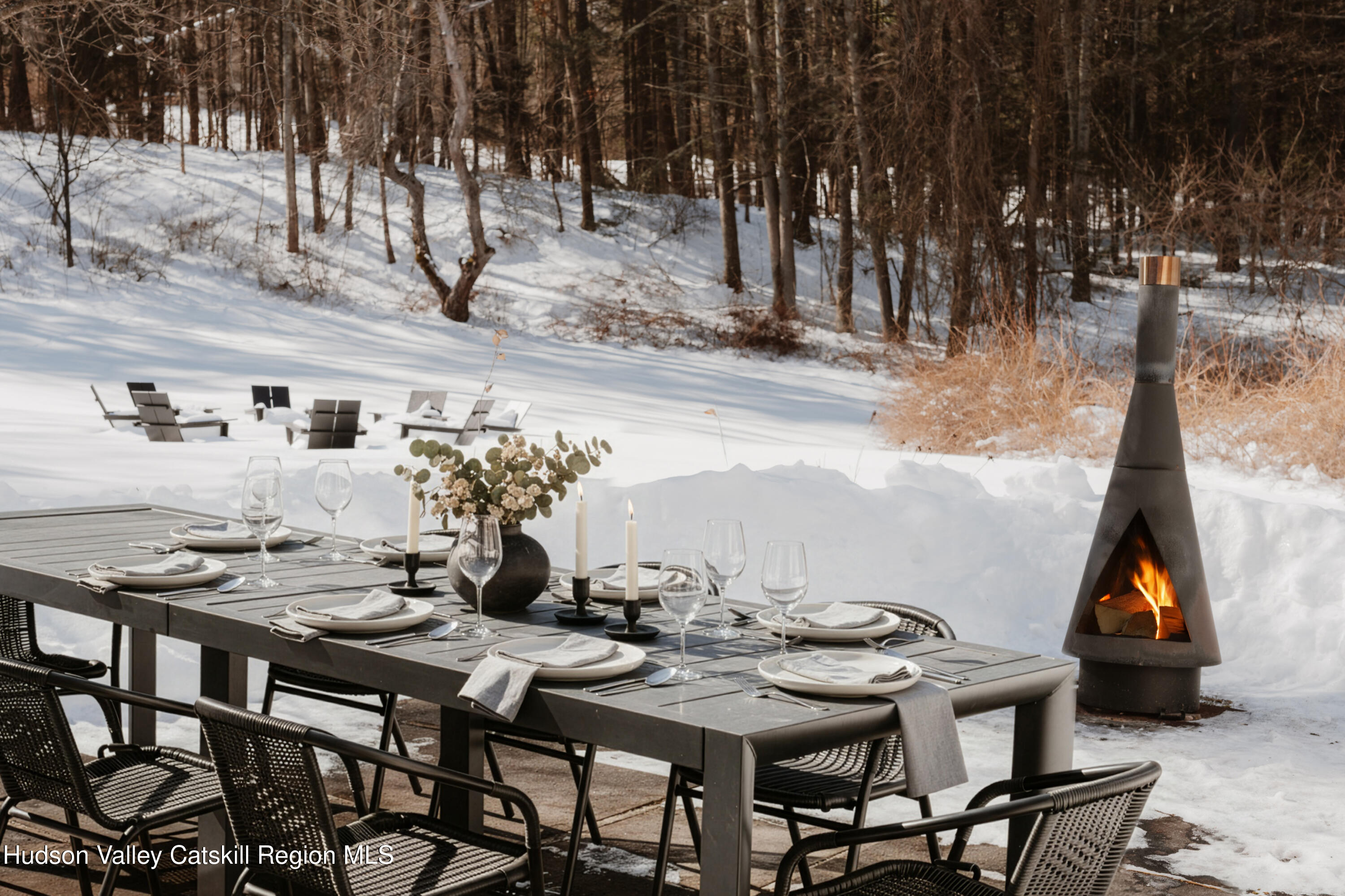 114 Dutchtown Road Saugerties, NY 12477 - Photo 5 of 44 a view of a dinning table and chairs in the patio