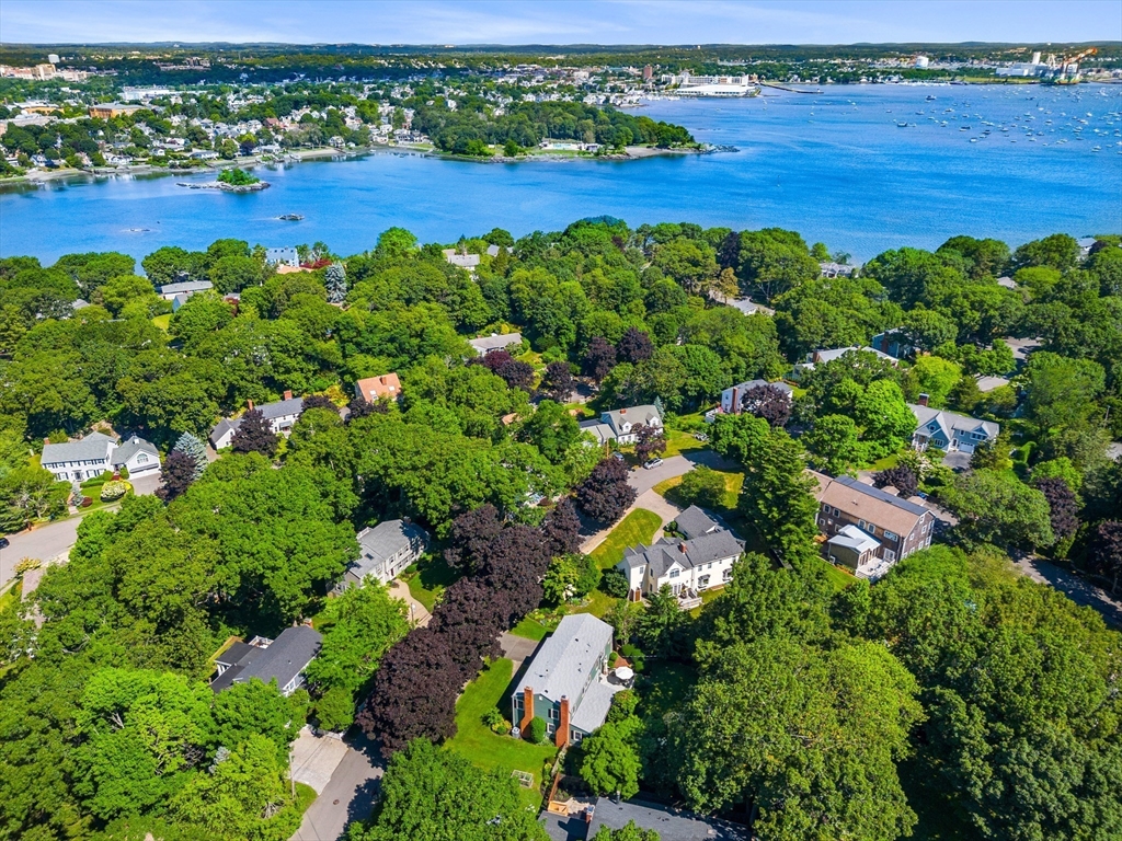 5 Crestwood Road Marblehead, MA 01945 - Photo 27 of 28 a view of a lake with houses in the back