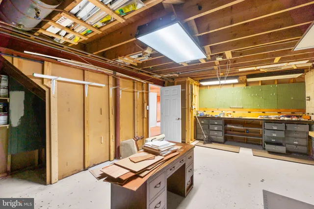 a view of outdoor space with wooden floor