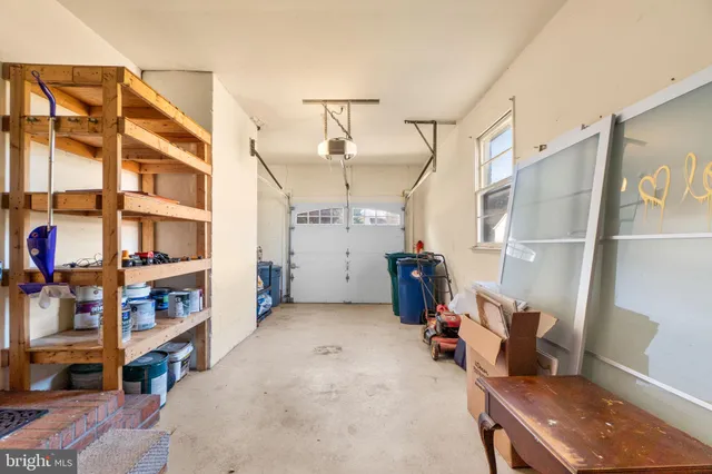 a view of storage and utility room