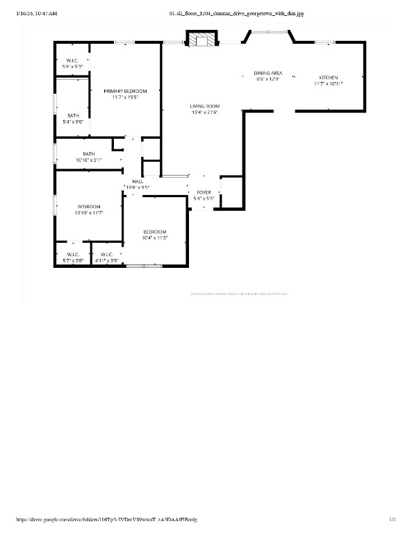 1204 Dunman Drive Georgetown, TX 78628 - Photo 40 of 40 a picture of a floor plan