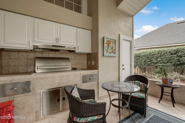an aerial view of house with outdoor space