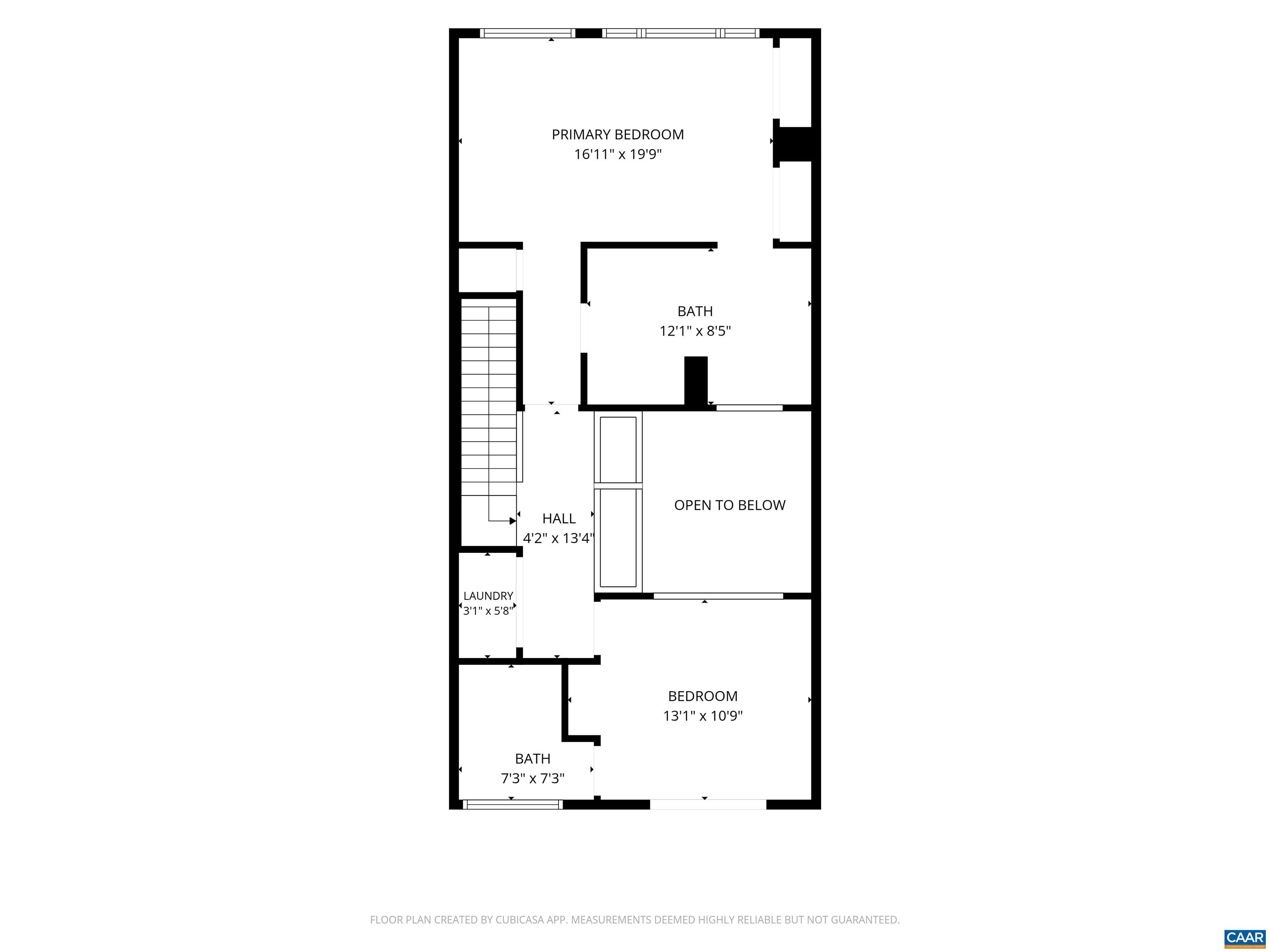 116 Blithe Court Charlottesville, VA 22901 - Photo 37 of 37 Second level floor plan