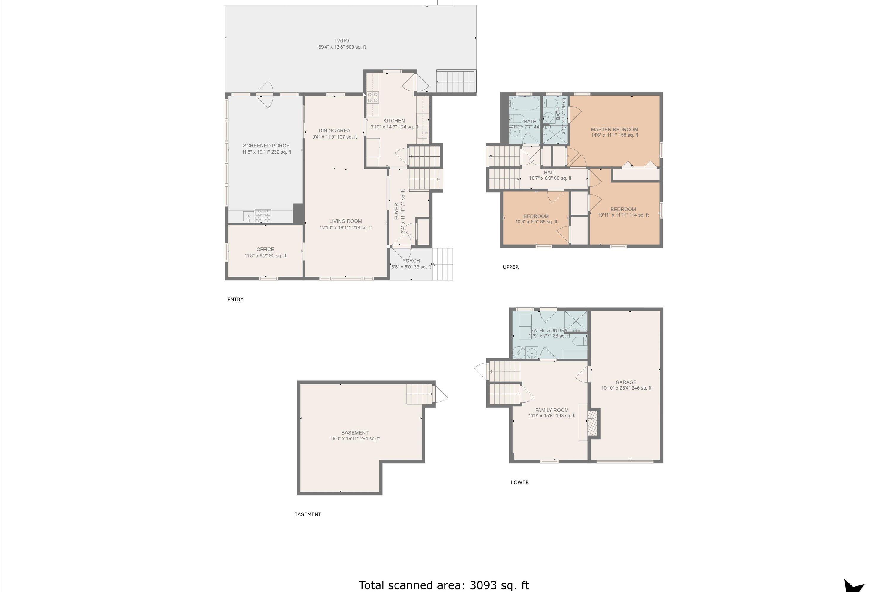 3604 Pinevale Road Roanoke, VA 24018 - Photo 36 of 36 32-Floor Plan