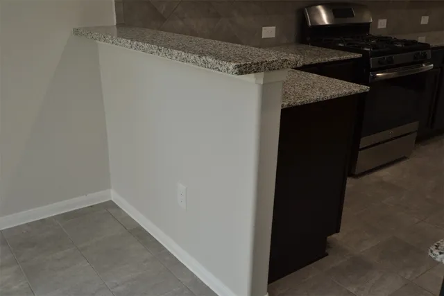 closeup of a granite counter top
