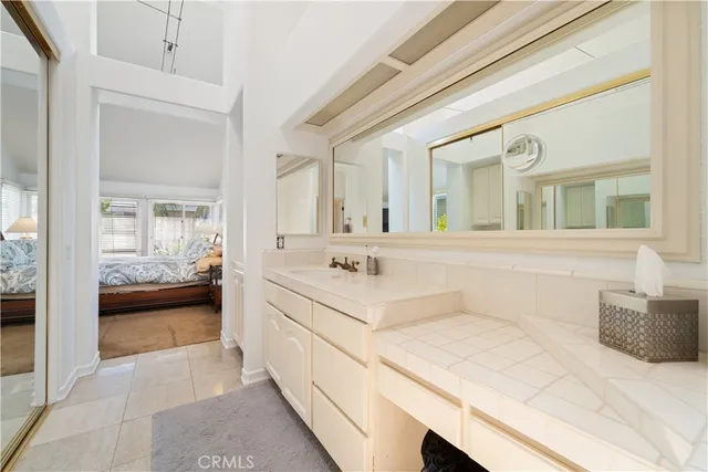 a bathroom with a sink and a bathtub