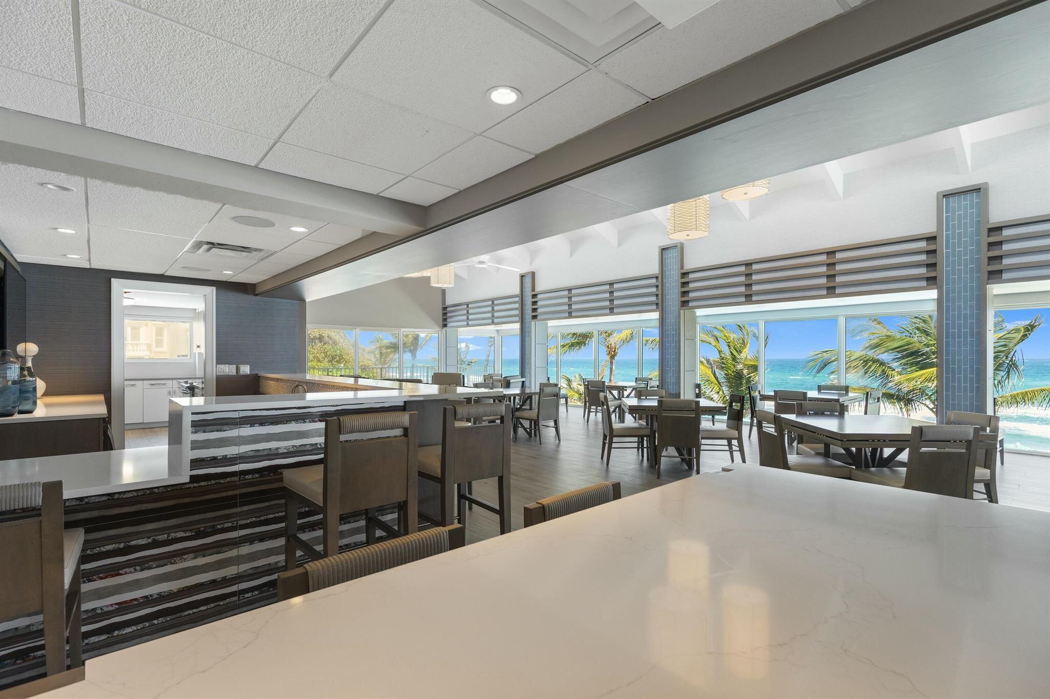 4750 South Ocean Boulevard, Unit 204 Highland Beach, FL 33487 - Photo 24 of 30 a kitchen with lots of counter top space