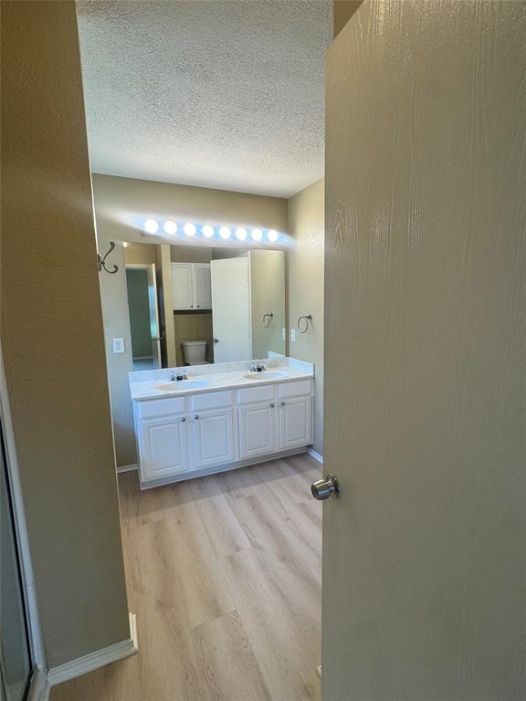 908 Cedar Ridge Lane Burleson, TX 76028 - Photo 12 of 24 a bathroom with a double vanity sink mirror and bathtub