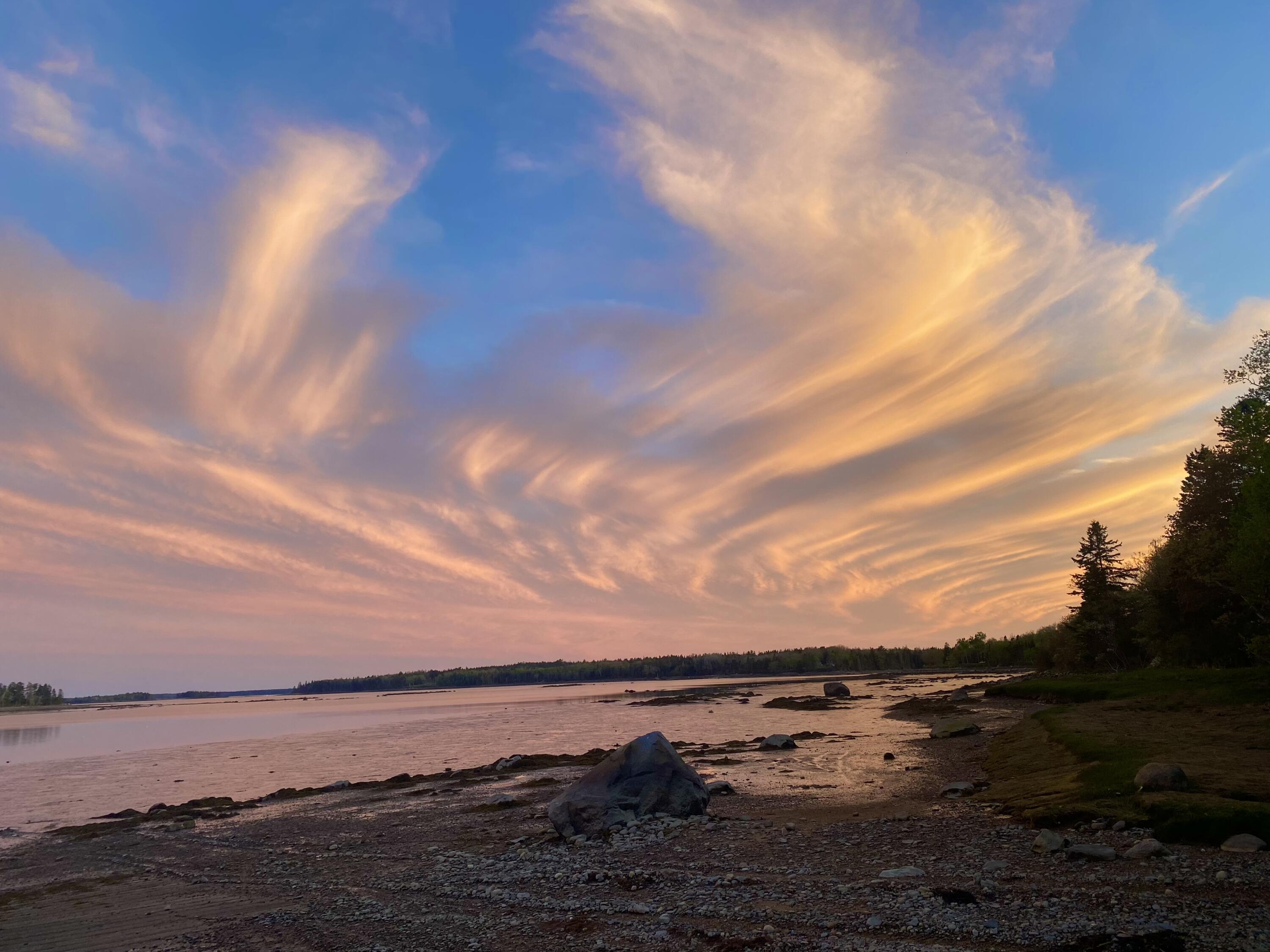 33 Landing Road Steuben, ME 04680 - Photo 60 of 64 Evening Scenery