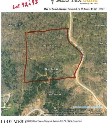 14.34-ac Tomahawk Road Jamestown, TN 38556 - Photo 39 of 42 AERIAL MAP- BOTH LOTS