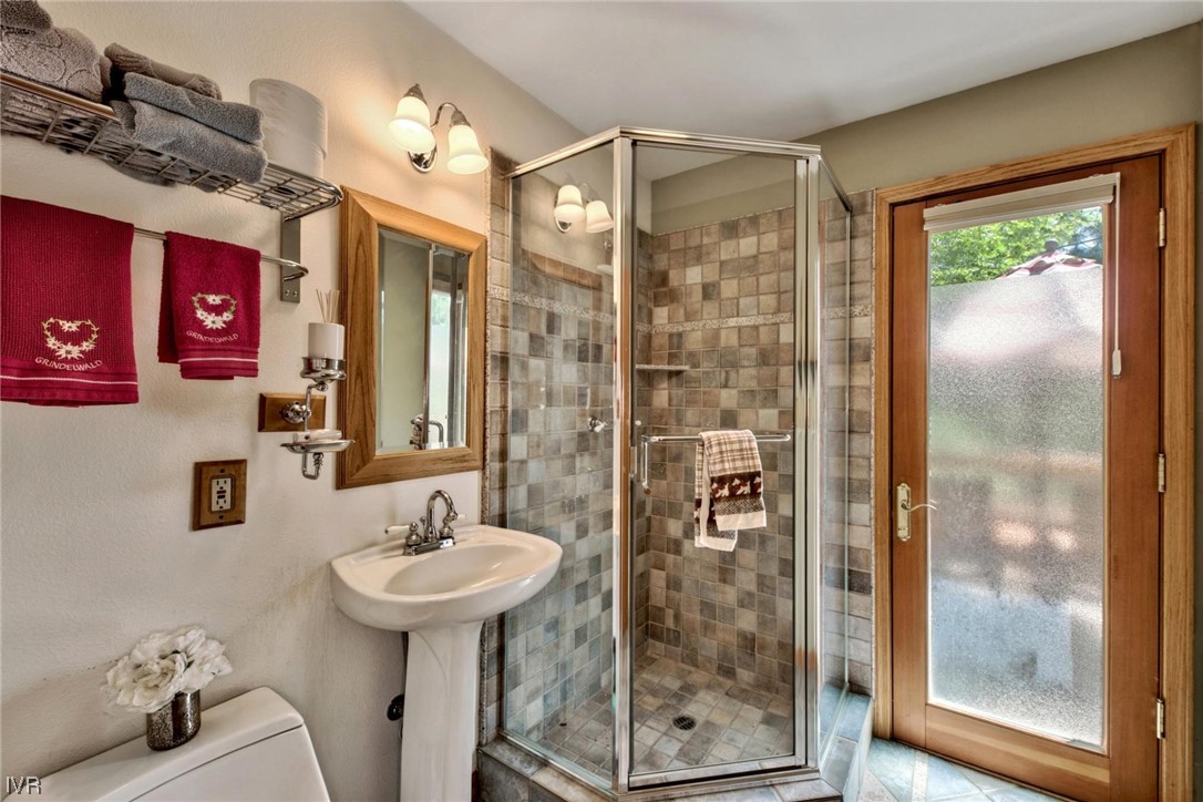 969 Cinnabar Court Incline Village, NV 89451 - Photo 20 of 28 a bathroom with a shower and a sink