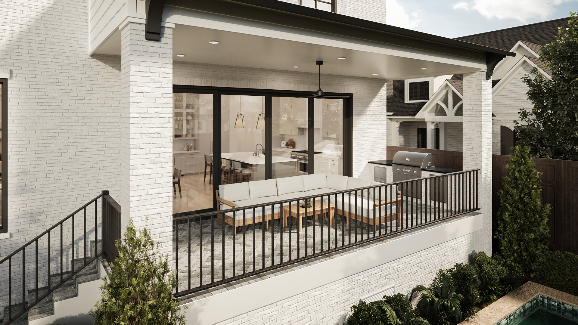 2514 Southgate Boulevard Houston, TX 77030 - Photo 37 of 38 Lanai - Virtual Rendering