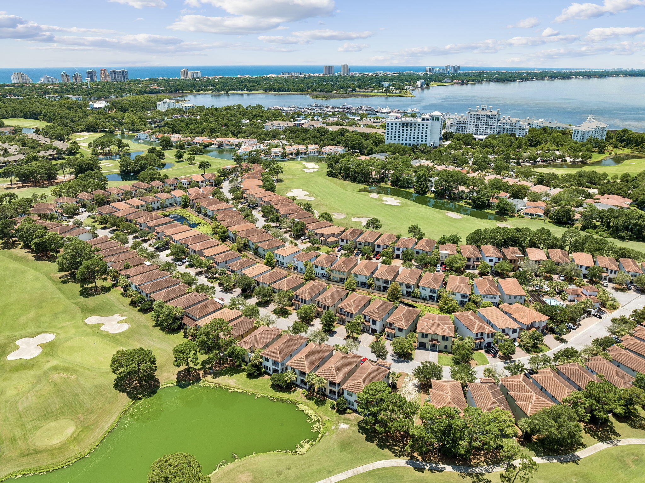 1973 Baytowne Loop Miramar Beach, FL 32550 - Photo 34 of 38 an aerial view of residential houses with outdoor space and trees