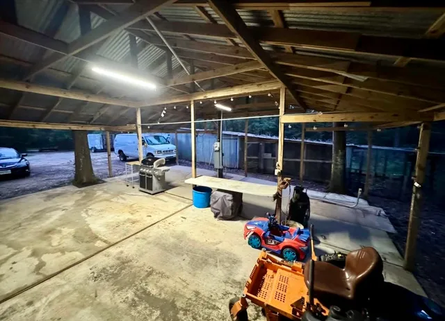 a room with storage and utility