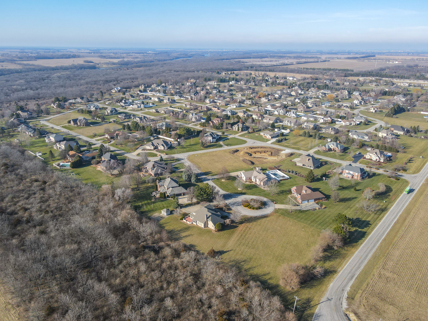 1007 Country Lane Bourbonnais, IL 60914 - Photo 5 of 14 an aerial view of residential houses with outdoor space
