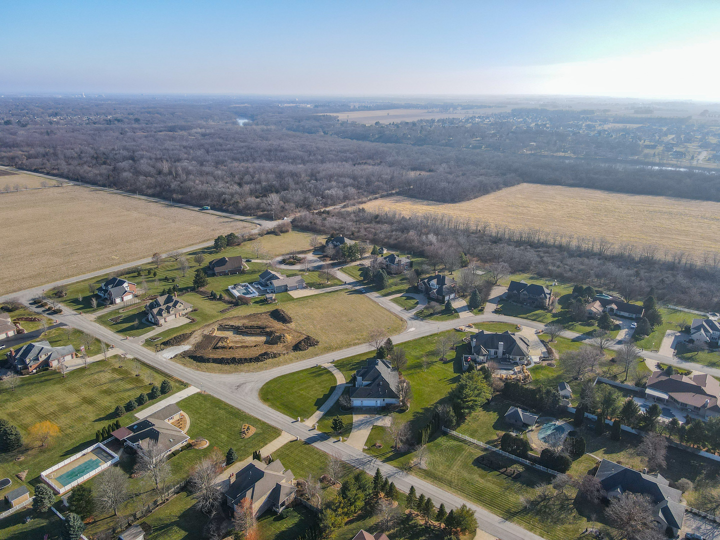 1007 Country Lane Bourbonnais, IL 60914 - Photo 6 of 14 an aerial view of residential houses with outdoor space