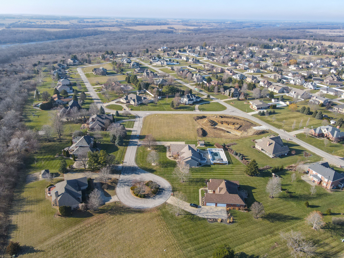 1007 Country Lane Bourbonnais, IL 60914 - Photo 7 of 14 an aerial view of a house with a outdoor space