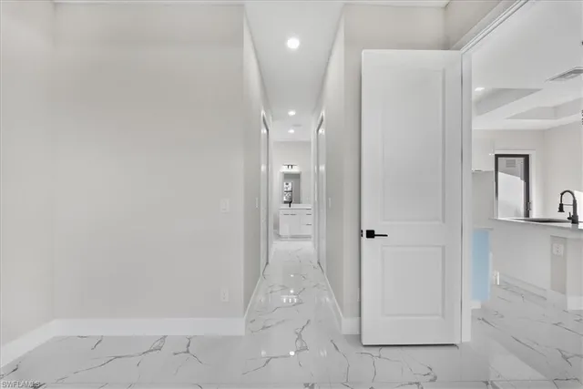 a view of a small space