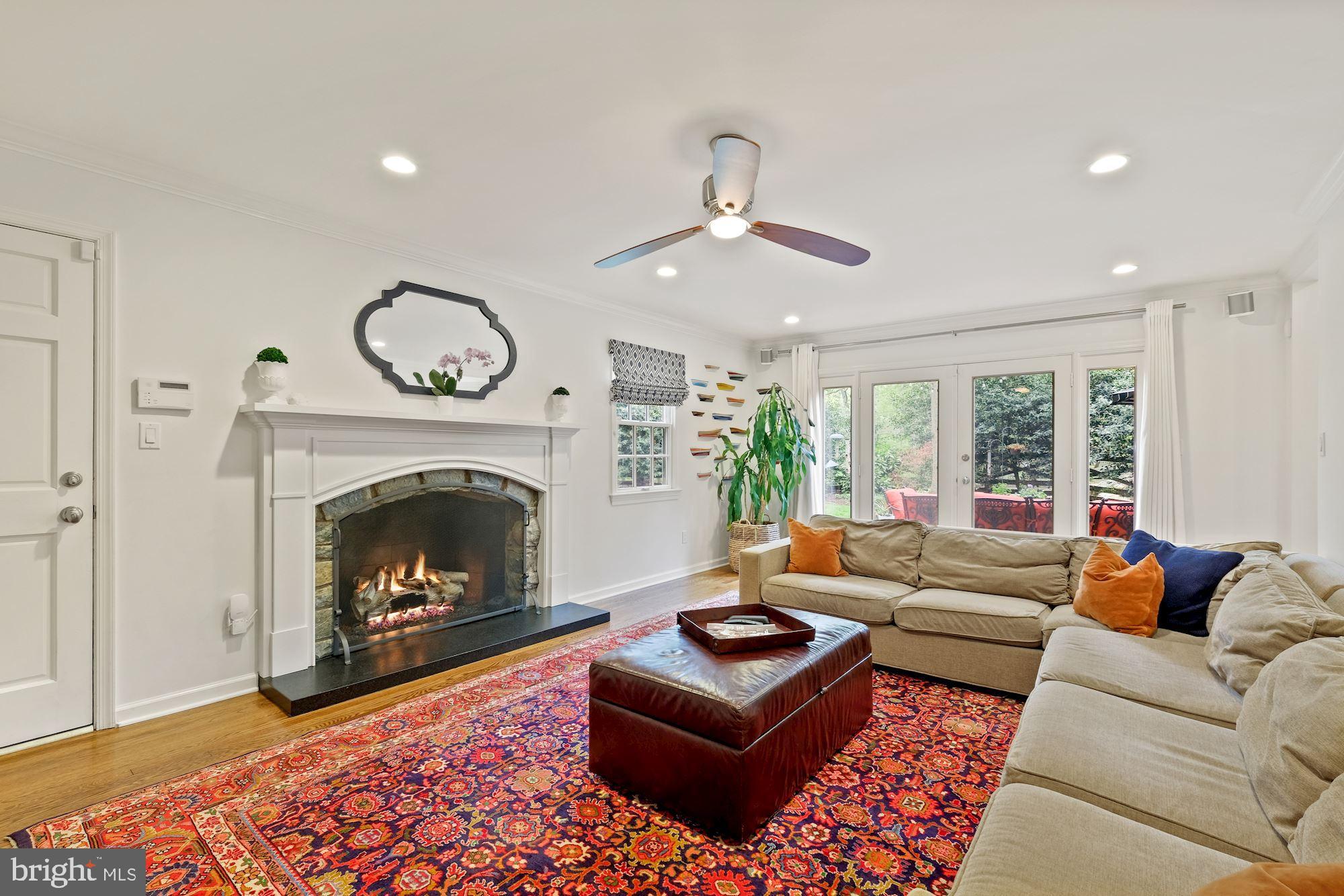 11833 Hunting Ridge Court Potomac, MD 20854 - Photo 16 of 50 Family Room with gas fireplace